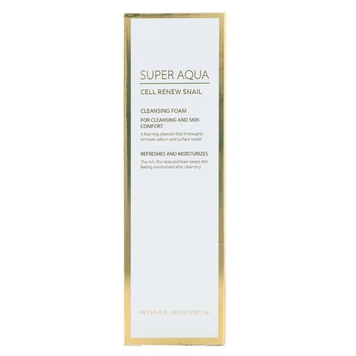 Super Aqua Cell Renew Snail Cleansing Foam