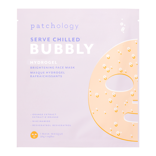 Served Chilled Hydrogel Face Sheet Mask